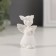 Souvenir Polystone "Girl Angel with two tails" White mix 3.5x3x5.5 cm