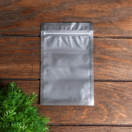 Zip-Lock PP package, with a continuous window, flat, 12 x 19 cm-1