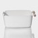 Storage container with handle LADOM "Laconism", 27 × 14.8 × 11.8 cm, white color
