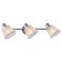 Wall lamp 3x60W E14, size 64x24x16.5 cm