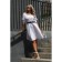 Female dress, size 50, white color