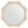 Mirror in the baguette frame, poisoned silver 99 mm, 79.2x79.2 cm