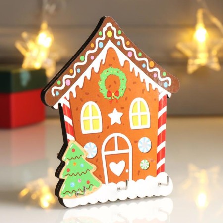Open "Gingerbread House" Key 11.6x13.6 cm-1