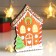 Open "Gingerbread House" Key 11.6x13.6 cm