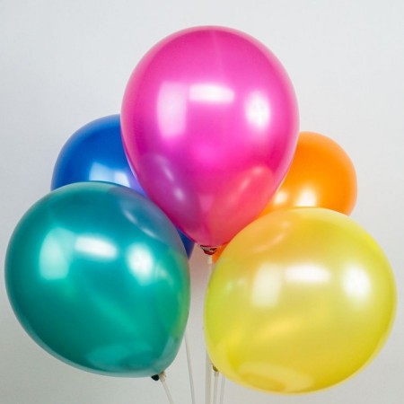 Shar Latex 10 "Metallic Assortment, set 100 pcs., Mix