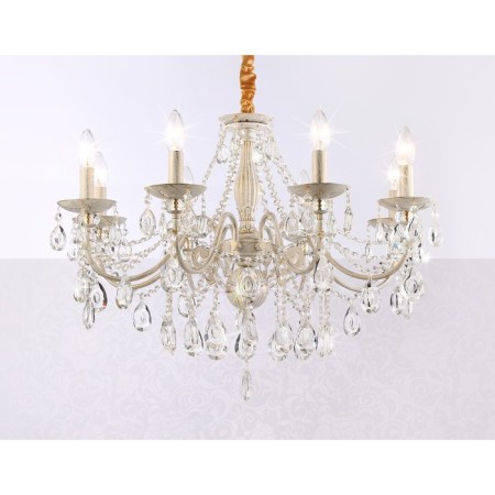 Crystal chandelier Ambrella Light, Classic, TR4945, 8HE14, white color, gold-2
