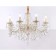 Crystal chandelier Ambrella Light, Classic, TR4945, 8HE14, white color, gold