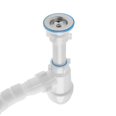 Siphon for the Anya Plast shell Varang VC1015, 1 1/4 "x 40 mm, with corrugation 40 x 40/50 mm-1