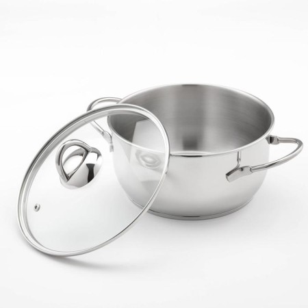 Classic-Prima pan, 2.5 l, d = 20 cm, capsule bottom, glass cover, with a heat distribution layer, induction-1