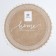 Ethel napkin "Home" d38, jute