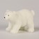 Miniature Puppet "White Bear", set of 3 pcs., Size 1 pc. - 4 × 2 × 3 cm
