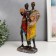 Polystone souvenir "Young couple from Africa" ​​MIX 31.5x8x16 cm