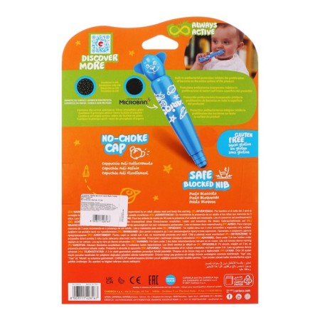 Flomasters 12 Carioca "Baby" colors, super mixed, for kids, figured cap-5