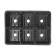 Cassette for seedlings, 6 cells of 120 ml, set of 5 pcs., Black