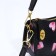 Bag-baget with a zipper, black color