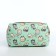 Lightning cosmetic bag, green color