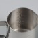 A glass of measured stainless steel 550 ml 11x13 cm