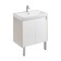 Tumbling under the Aquaton sink Scandil Doors, 70 cm, white gloss color, oak Verona