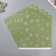 Scrapbooking paper "Green leaves" density 180 grams set 5 pcs 30.5x32 cm