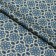 Payer satin fabric, width 150 cm, blue-beige color