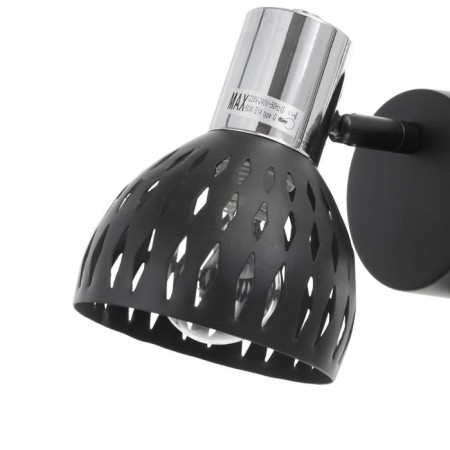 SPOT SPOT 66515/1 1x60W E14, chrome/black 13x13x11 cm-3