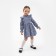 Baby dress KAFTAN "Leaflets", p. 36 (134-140), blue