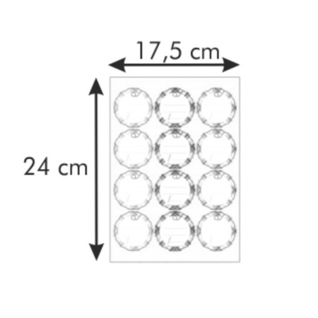 Label for cans and bottles of Della casa, with a clip, 24 pcs-1