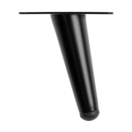 Furniture support Cappio OP07, h = 100mm, thick thickness 1.8, matte black color-1