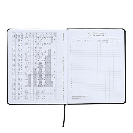 Universal diary for grade 1-11 I am here, integral cover, artificial leather, silk-screen printing, liesse, 80 g/m2-10