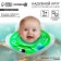 Circle of children's neck, for bathing with rattles, "fish", color mix