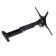 Ramo K551, for TV, inclined-horned, 13-43 ", black