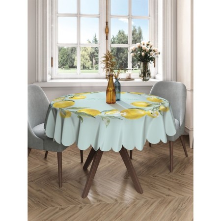 Photo scatter round, size 150x150 cm, Saten-2
