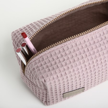 TEXTURA lightning cosmetic bag, pink color-8