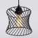 Lamp Bayerlux "Deco" 1xe27 40W black 18.5x18.5x100 cm.