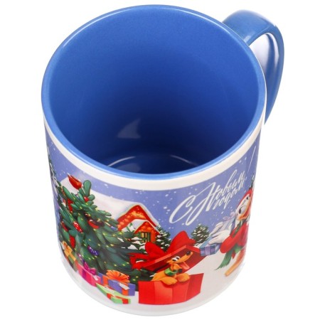 New Year mug 350 ml, Mickey Mouse-4