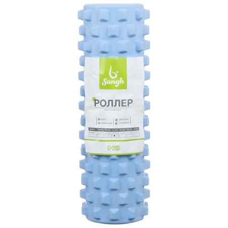 Massage roller SANGH, 45x15 cm, blue color-8