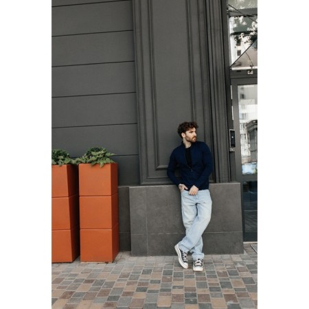 Jumper male ise, size 58, dark blue color-10