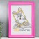Photo frame L-6 21x30 cm Magenta (plastic screen)