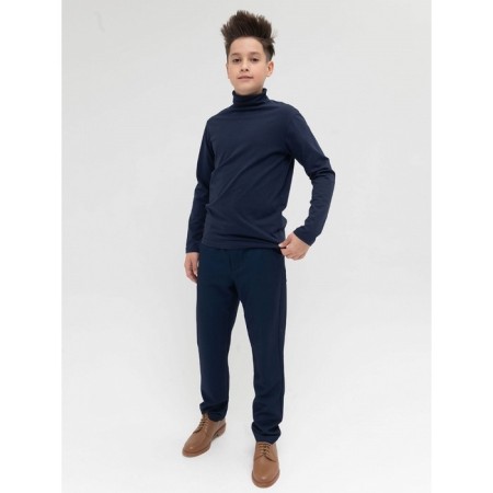 Turtleneck for the boy Pelican, height 122 cm, blue color-5