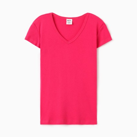 Women's T-shirt T-shaped t-shirt, pink color, size 46