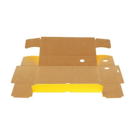 Archive box with A4 Calligrata valve, 75 mm, microgofrotcard, up to 700 sheets, yellow-5