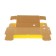 Archive box with A4 Calligrata valve, 75 mm, microgofrotcard, up to 700 sheets, yellow