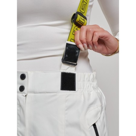 Semi -combinezone ski insulated female winter, size 46, white color-8