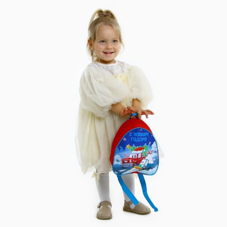 New Year's children's backpack "Happy New Year", cars-9