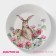 Porcelain dining lunch “Bunny”, D = 25.5 cm, white color