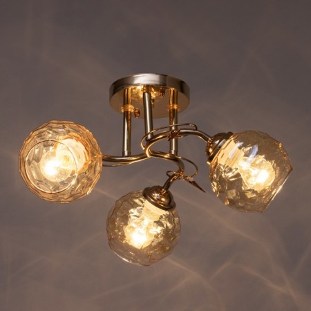Stela chandelier 3x40W E14 gold 44x4x21cm-2