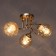 Stela chandelier 3x40W E14 gold 44x4x21cm