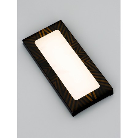 Gift box for chocolate tiles, with a window, "best man", 17.1 x 8 x 1.4 cm