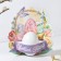 Postcard-holder for egg "Tenderness", 12.4 x 13.9 cm