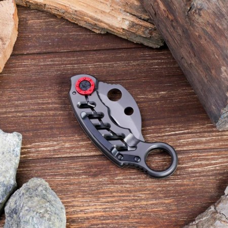 Knierambite "Gladiator" 19cm, blade 70mm/1mm, with a ring-3